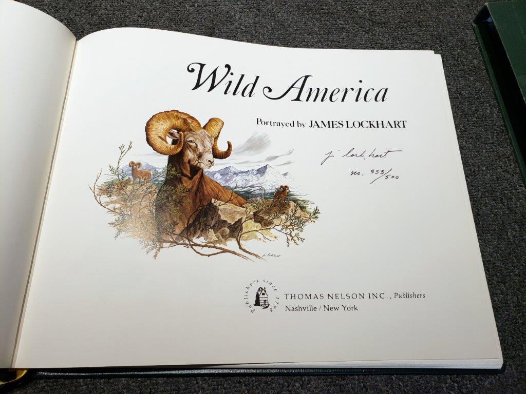 Wild America portrayed by James Lockhart (Collectors Edition) 353/500