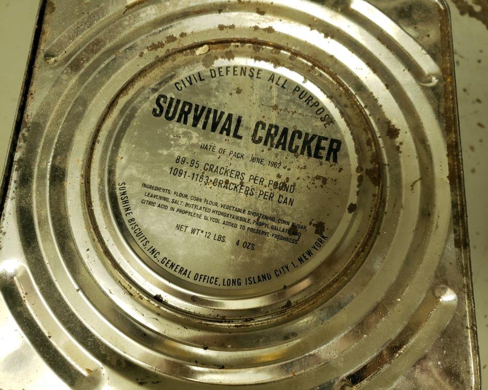 Civil Defense Ration Survival Crackers - July 1962, Never Opened